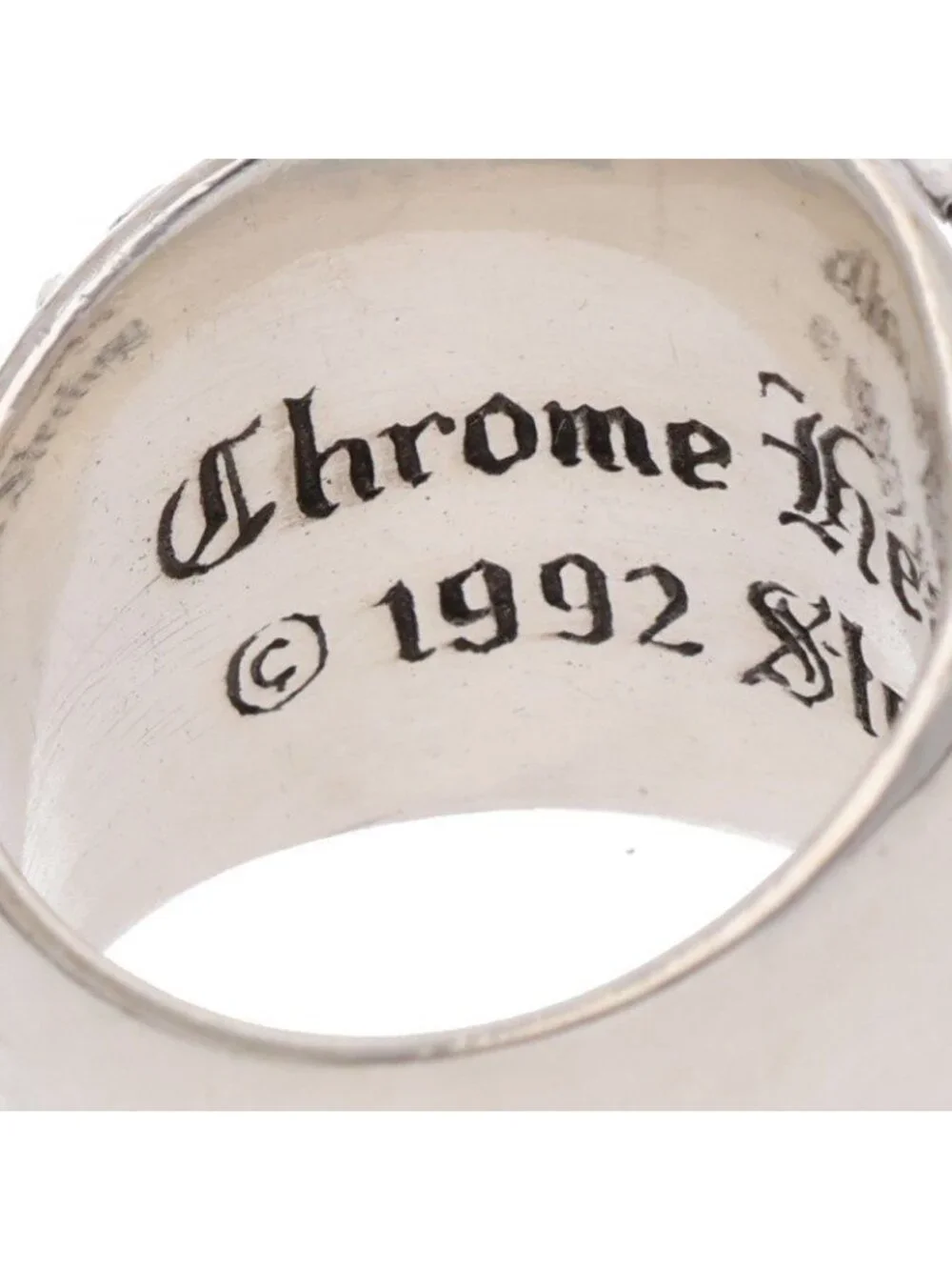 Chrome Hearts Keeper Silver Ring